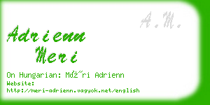 adrienn meri business card